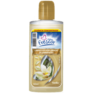 Limpador Perfumado Concentrado 140ml Novo Frescor Fragrância Vanilla